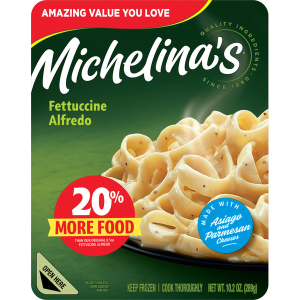Michelina's Fettuccine Alfredo 10.2 Oz