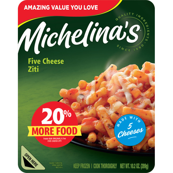 Michelina's Five Cheese Ziti 10.2 Oz