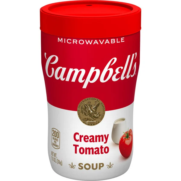 Campbell's Microwavable Creamy Tomato Soup 11.1 Oz