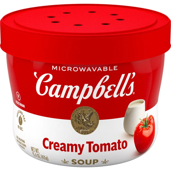 Campbell's Microwavable Tomato Soup 15.4 Oz