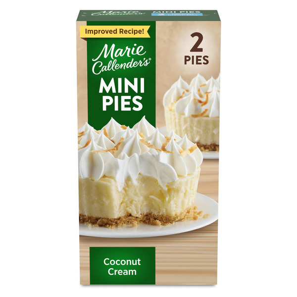 Marie Callender's Mini Pies Coconut Cream 7.5 Oz Marie Callender's Mini Pies Coconut Cream 7.5 Oz