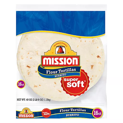 Mission Flour Tortillas Burrito 40 Oz
