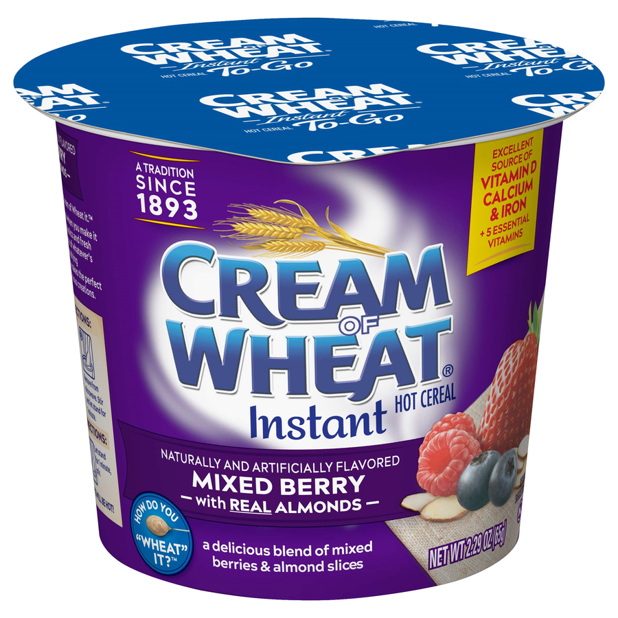 Mixed Berry & Almonds Instant Hot Cereal 2.29 Oz Mixed Berry & Almonds Instant Hot Cereal 2.29 Oz
