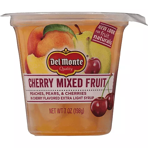 Mixed Fruit Peaches, Pears & Cherries 7 Oz