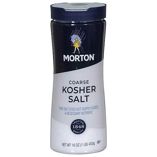 Morton Coarse Kosher Salt 16 Oz