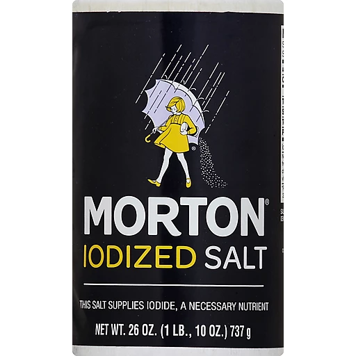 Morton Iodized Salt 26 Oz