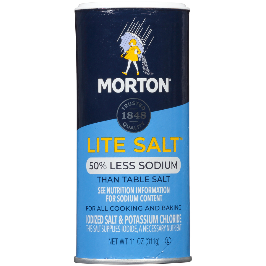 MortonLiteSalt50PercentLessSodium11Oz MortonLiteSalt50PercentLessSodium11Oz