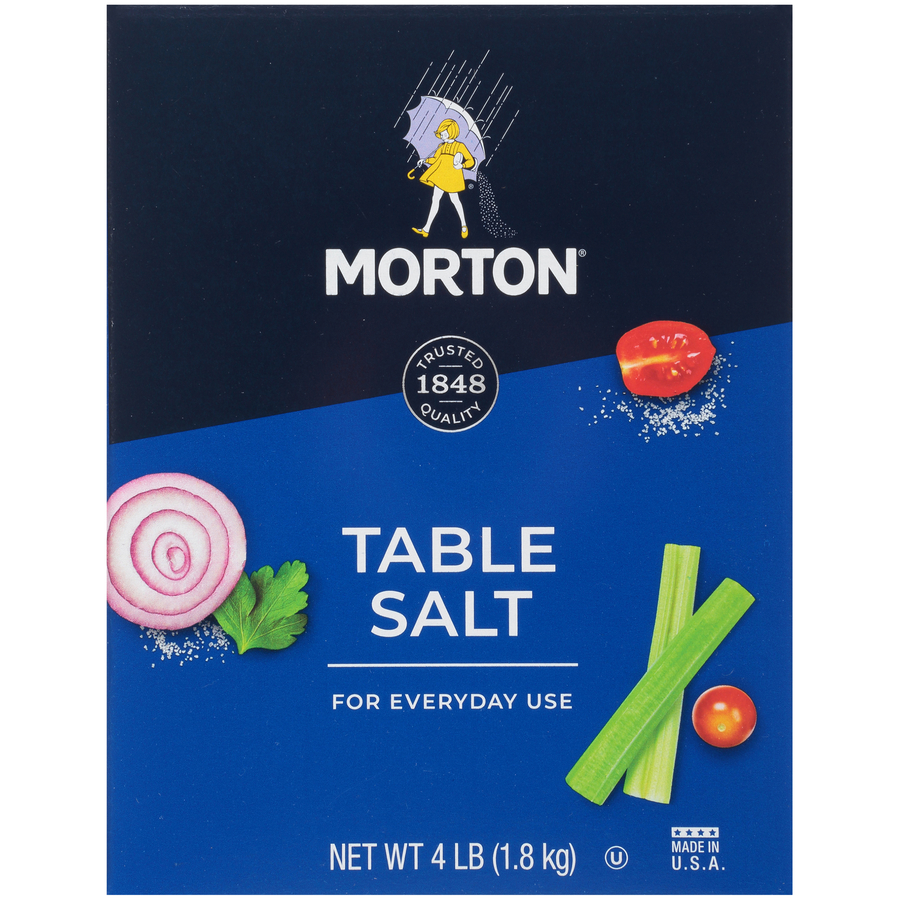 MortonSaltSince1848EverydayTableSalt4LB MortonSaltSince1848EverydayTableSalt4LB