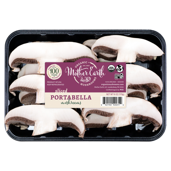 Mother Earth Organic Portabella Mushrooms Mother Earth Organic Portabella Mushrooms