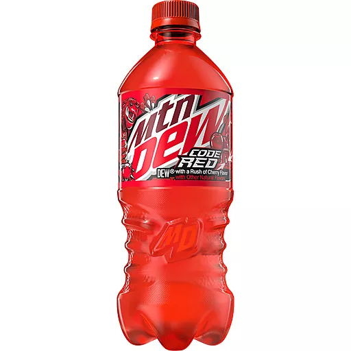Mountain Dew Code Red 20 FL Oz Bottle Mountain Dew Code Red 20 FL Oz Bottle