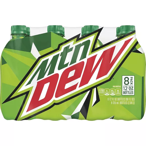 Mountain Dew Eight 12 FL Oz Bottles Mountain Dew Eight 12 FL Oz Bottles