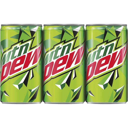 Mountain Dew Mini Six 7.75 FL Oz Cans Mountain Dew Mini Six 7.75 FL Oz Cans