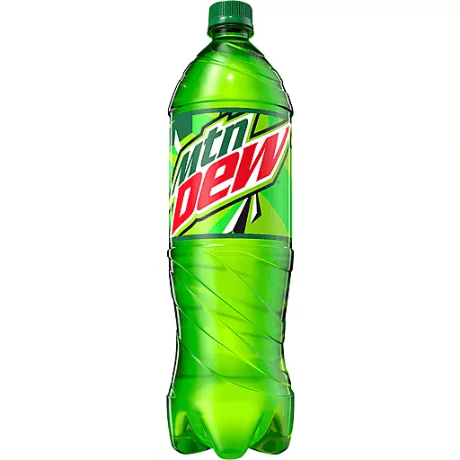 Mountain Dew One Liter Bottle Mountain Dew One Liter Bottle