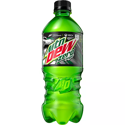 Mountain Dew Zero Sugar 20 FL Oz Bottle Mountain Dew Zero Sugar 20 FL Oz Bottle