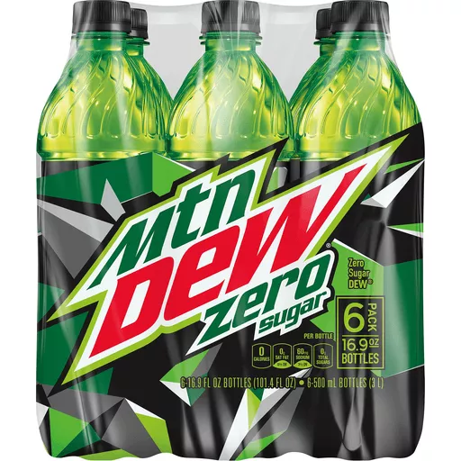 Mountain Dew Zero Sugar Six 16.9 FL Oz Bottles Mountain Dew Zero Sugar Six 16.9 FL Oz Bottles