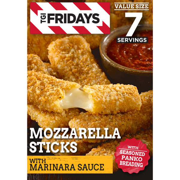 TGI Fridays Mozzarella Sticks with Marinara Sauce 30 Oz
