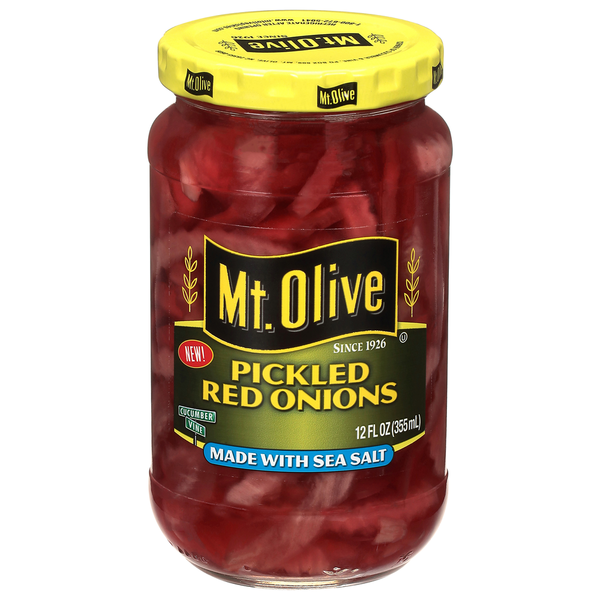 Mt. Olive Pickled Red Onions 12 FL Oz