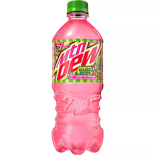 Mtn Dew Major Melon 20 FL Oz Bottle Mtn Dew Major Melon 20 FL Oz Bottle