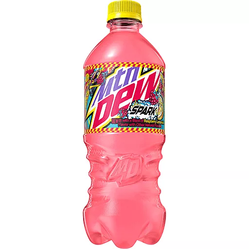 Mtn Dew Spark Raspberry Lemonade 20 FL Oz Bottle Mtn Dew Spark Raspberry Lemonade 20 FL Oz Bottle