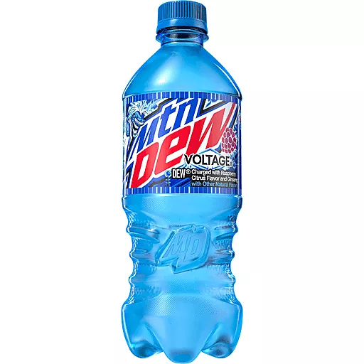 Mtn Dew Voltage Raspberry Citrus 20 FL Oz Bottle Mtn Dew Voltage Raspberry Citrus 20 FL Oz Bottle