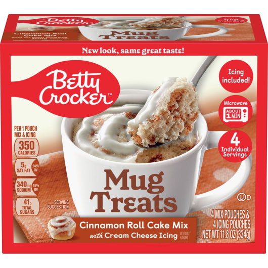MugTreatsCinnamonRollCakeMix11.8Oz MugTreatsCinnamonRollCakeMix11.8Oz