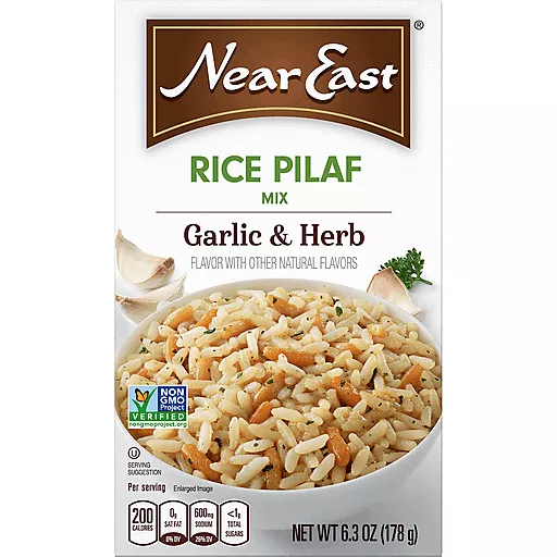 Near East Rice Pilaf Garlic & Herb 6.3 Oz