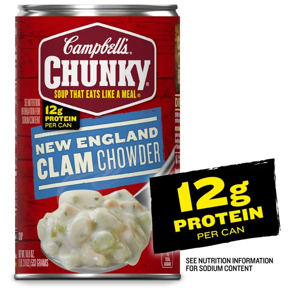 Campbell's New England Clam Chowder 18.8 Oz