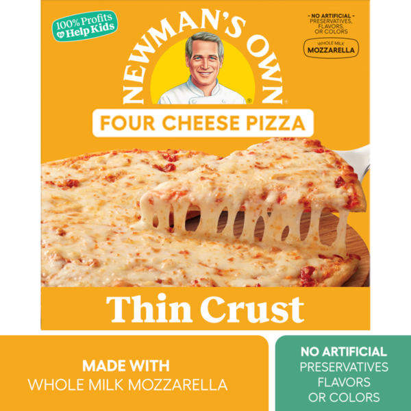 Newman's Own Thin Crust 4 Cheese 16 Oz
