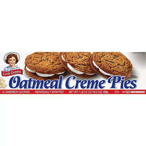 Oatmeal Creme Pies 12 Each 16.2 Oz