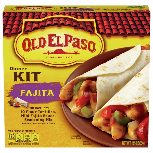 Old EL Paso Fajita Kit 12.5 Oz Old EL Paso Fajita Kit 12.5 Oz