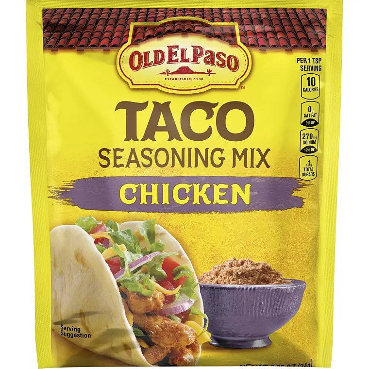 Old El Paso Chicken Taco Seasoning Mix 1 Oz Old El Paso Chicken Taco Seasoning Mix 1 Oz