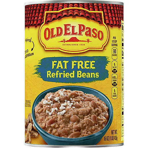 Old El Paso Fat Free Refried Beans 16 Oz Old El Paso Fat Free Refried Beans 16 Oz