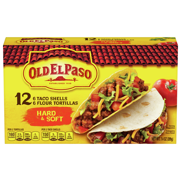 Old El Paso Hard & Soft Taco Kit 7.42 Oz Old El Paso Hard & Soft Taco Kit 7.42 Oz