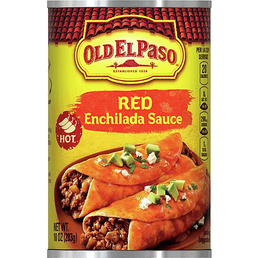 Old El Paso Hot Red Enchilada Sauce 10 Oz Old El Paso Hot Red Enchilada Sauce 10 Oz