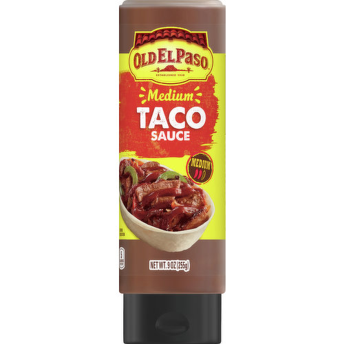 Old El Paso Medium Taco Sauce 9 Oz Old El Paso Medium Taco Sauce 9 Oz