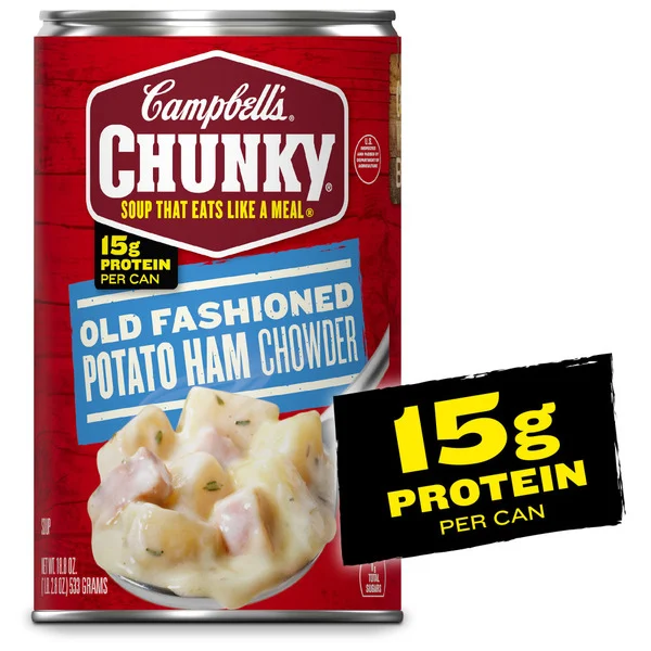 Campbell's Old Fashioned Potato Ham Chowder 18.8 Oz