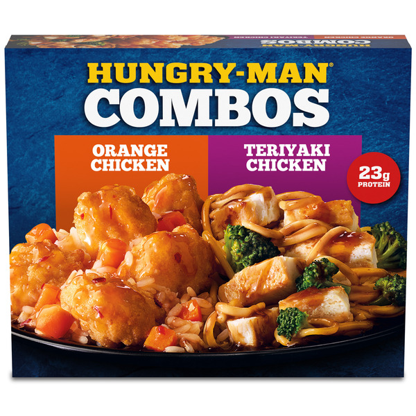 Hungry Man Orange & Teriyaki Chicken Combo 15 Oz