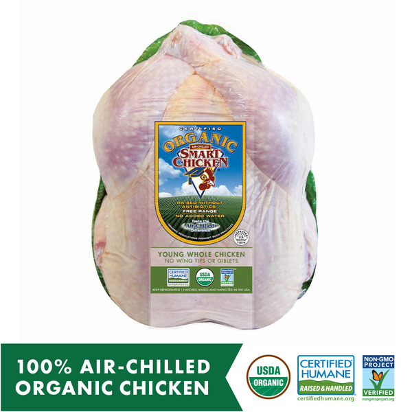 Smart Chicken Organic Air Chilled Whole Chicken