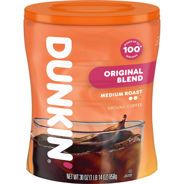 Dunkin' Original Blend Medium Roast Ground 30 Oz