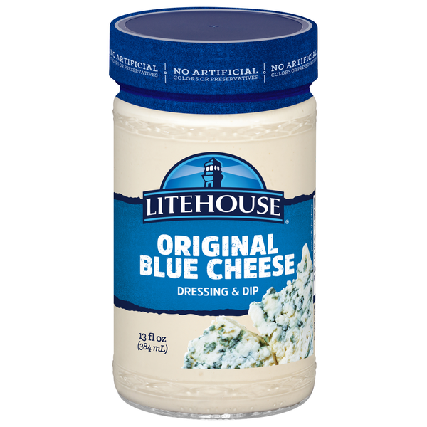 LiteHouse Original Blue Cheese Dressing & Dip 13 FL Oz