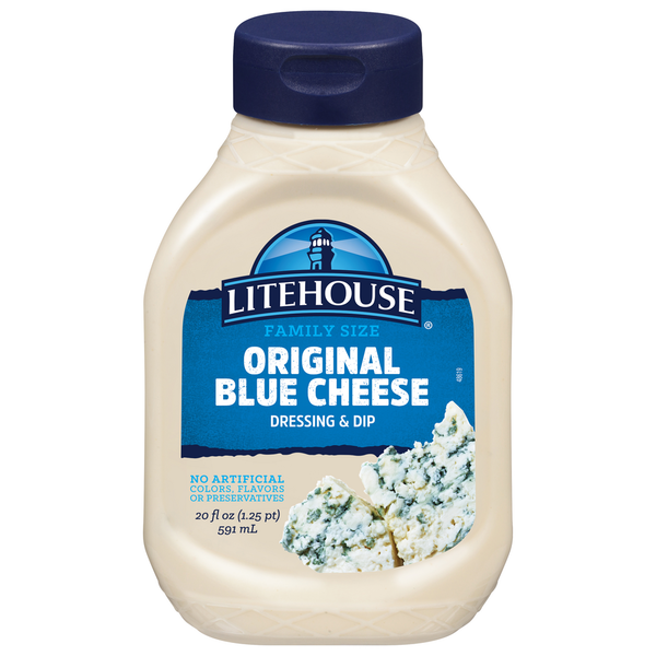 LiteHouse Original Blue Cheese Dressing & Dip 20 FL Oz