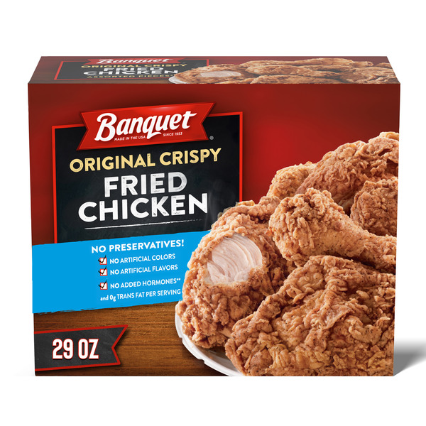 Banquet Original Crispy Fried Chicken 29 Oz