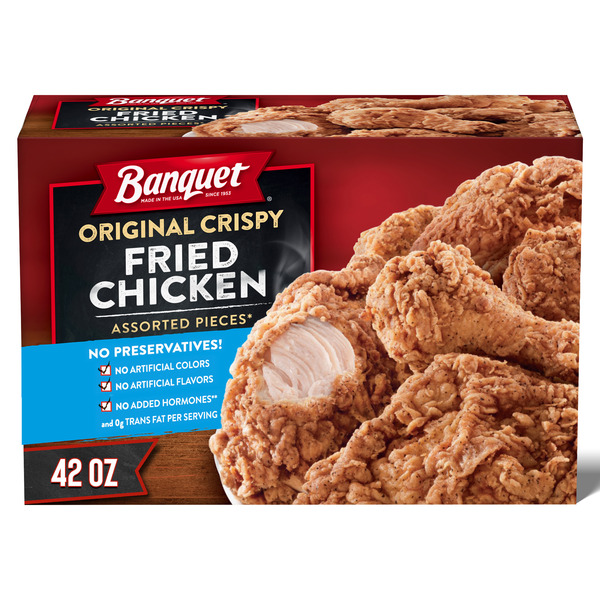 Banquet Original Crispy Fried Chicken 42 Oz