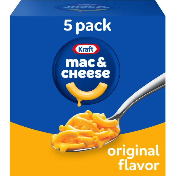 Kraft Original Mac & Cheese 5 Pack 14.5 Oz Kraft Original Mac & Cheese 5 Pack 14.5 Oz