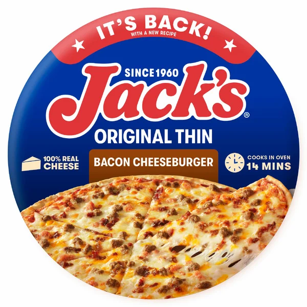 Jack's Original Thin Bacon Cheeseburger 15 Oz Jack's Original Thin Bacon Cheeseburger 15 Oz