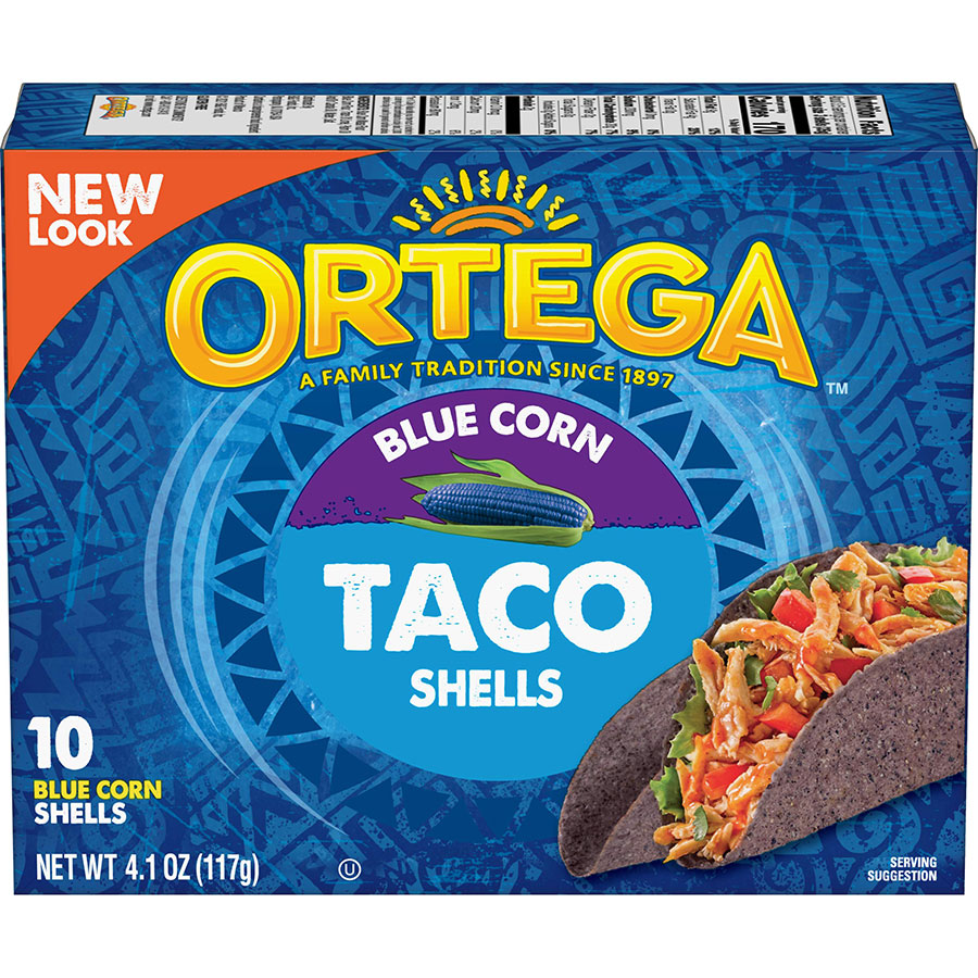 Ortega Blue Corn Taco Shells 10 Each 4.1 Oz