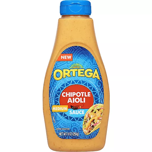 Ortega Chipotle Aioli Sauce Medium 9 Oz