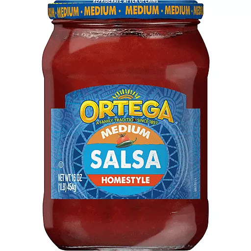 Ortega Medium Homestyle Salsa 16 Oz