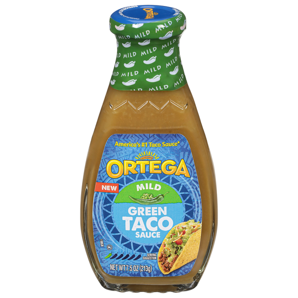 Ortega Mild Green Taco Sauce 7.5 Oz