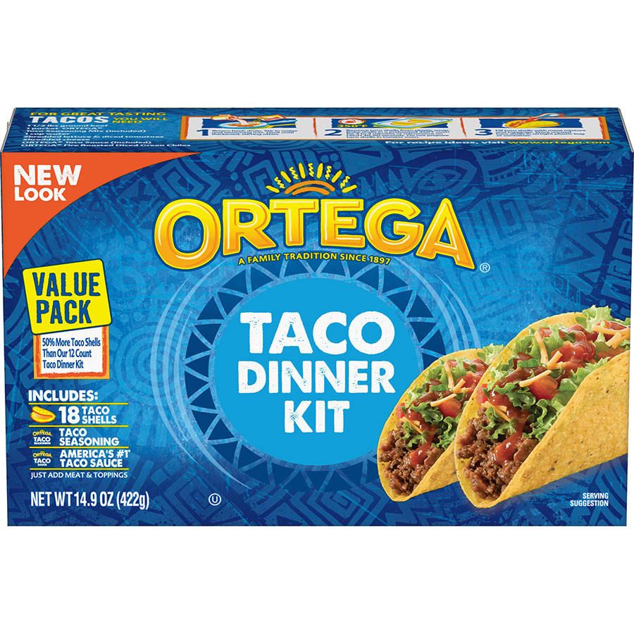 Ortega Taco Dinner Kit 14.9 Oz
